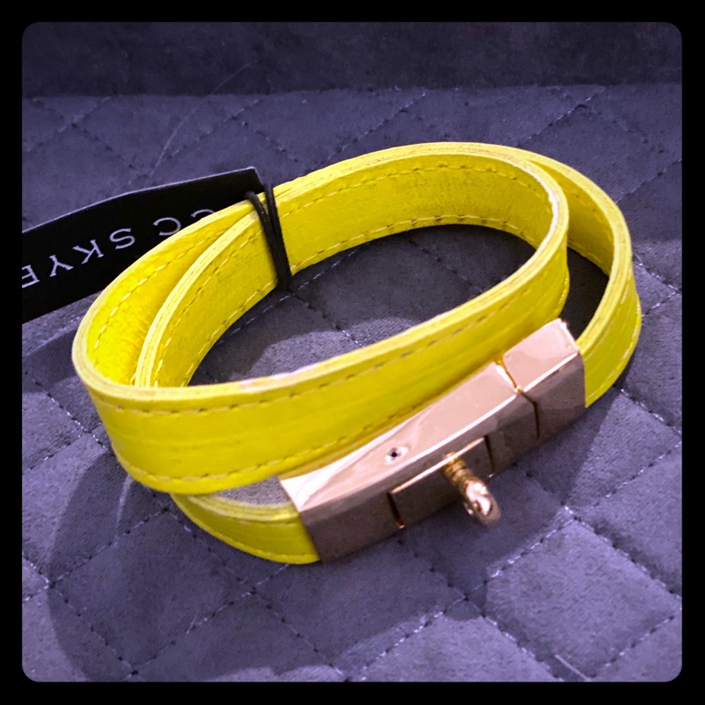 CC Skye Yellow Wrap Bracelet
